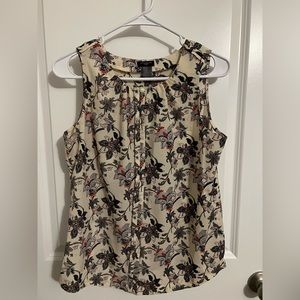 Floral Ann Taylor Sleeveless Top